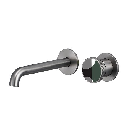 Cross border exclusive hotel concealed all copper washbasin faucet, wall mounted homestay washbasin faucet, customized according to pictures
