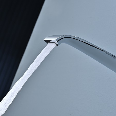 Cross border foreign trade hotel project all copper wall mounted basin faucet, concealed and embedded home decoration washbasin faucet