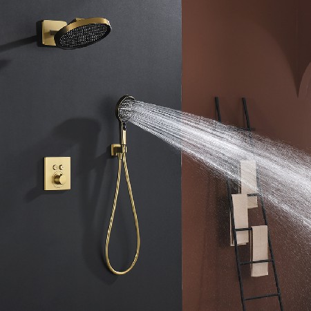 Concealed embedded showerhead set for hotel, homestay, bathroom, shower, household engineering, bathroom ceiling spray set