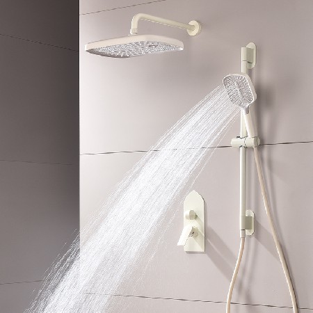 Pre embedded concealed shower set, hotel and homestay bathroom, wall mounted pressurized shower, embedded shower set