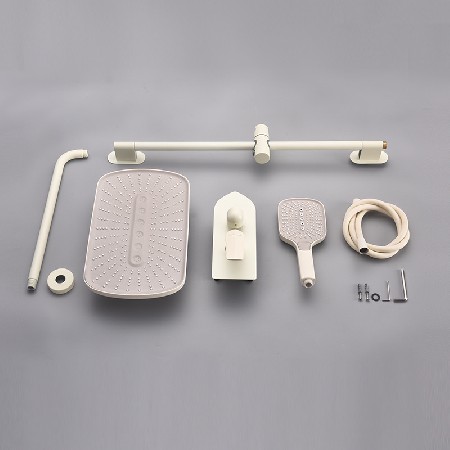 Pre embedded concealed shower set, hotel and homestay bathroom, wall mounted pressurized shower, embedded shower set