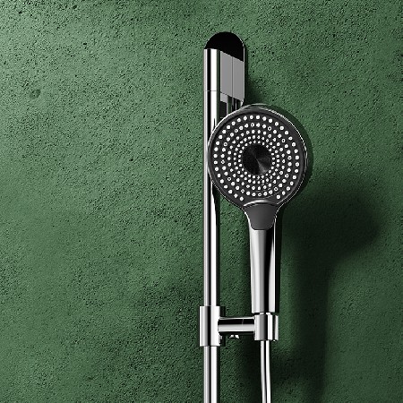 Bathroom concealed wall mounted showerhead, home bathroom, hotel engineering, hot and cold pressurized ceiling showerhead set