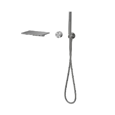 Bathtub shower head concealed in the wall, bathtub flower wine set, bathroom mixing valve, hot and cold dual-use shower head