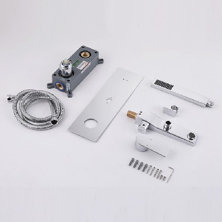 Home bathroom hot and cold faucet bathroom wall mounted bathtub faucet hot and cold faucet hotel bathtub faucet