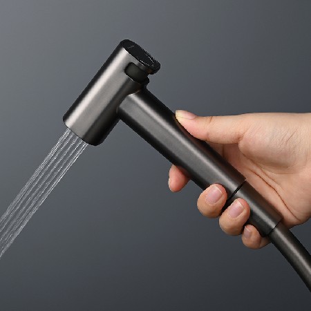 Cross border foreign trade toilet high-pressure flushing spray gun companion all copper concealed pre embedded female washing machine pressurized nozzle faucet