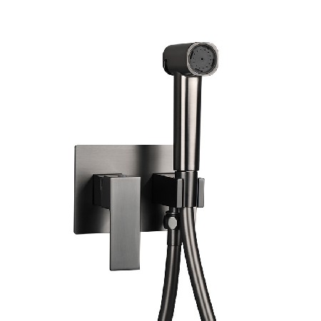 Cross border foreign trade toilet high-pressure flushing spray gun companion all copper concealed pre embedded female washing machine pressurized nozzle faucet