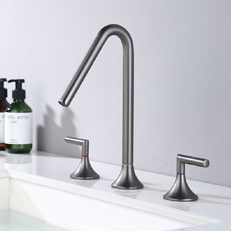 Hot and cold basin faucet, household bathroom basin faucet, hot and cold dual control bathroom sink, splash proof faucet