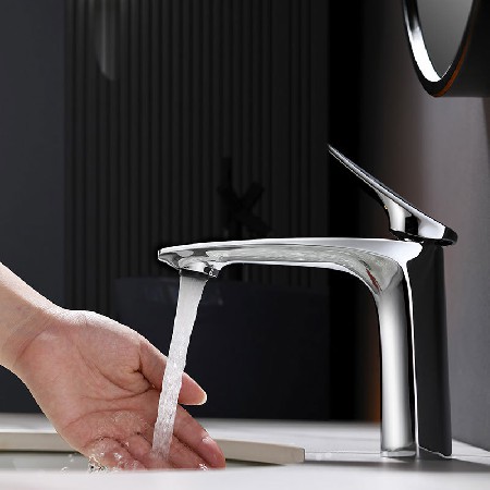 Nordic minimalist basin faucet, bathroom washbasin, household hot and cold basin faucet, hotel hot and cold faucet