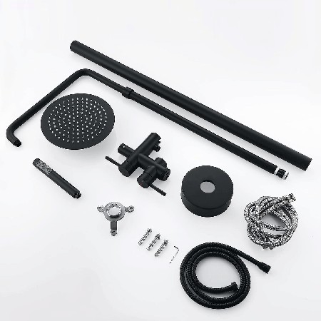 Outdoor swimming pool shower head set, beach floor shower head set, swimming pool outdoor column shower head set